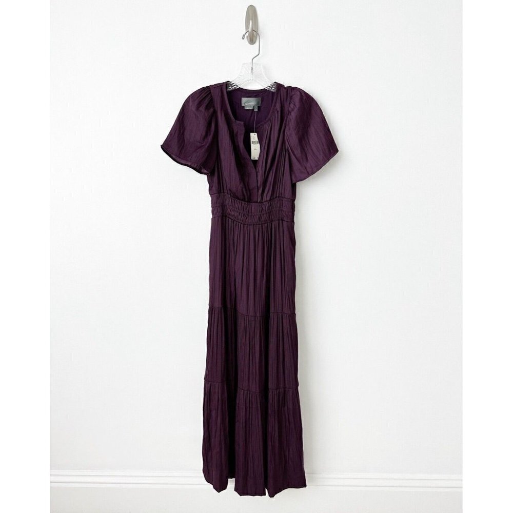 NWT Anthropologie The Somerset Maxi Dress XXS Purple - Picture 5 of 9